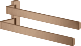 AXOR Universal Softsquare pyyhepidike kaksiosainen 409 mm harjattu punakulta