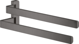 AXOR Universal Softsquare pyyhepidike kaksiosainen 409 mm harjattu musta kromi