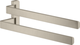 AXOR Universal Softsquare pyyhepidike kaksiosainen 409 mm harjattu nikkeli