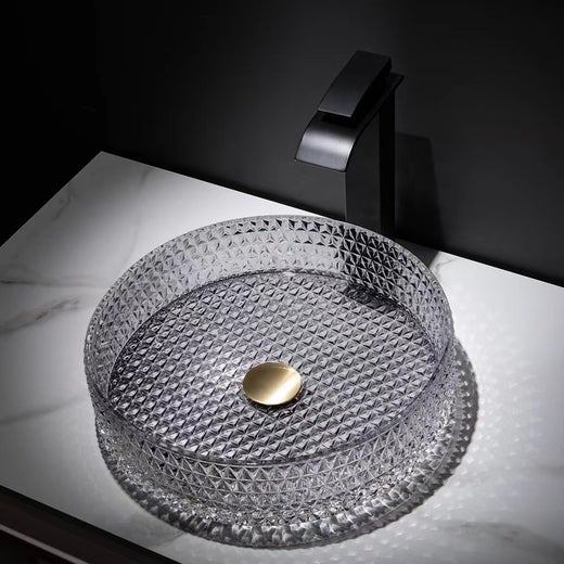 Beautiful Morning py&ouml;re&auml; lasimalja-allas 39 cm pop-up pohjaventtiilill&auml;