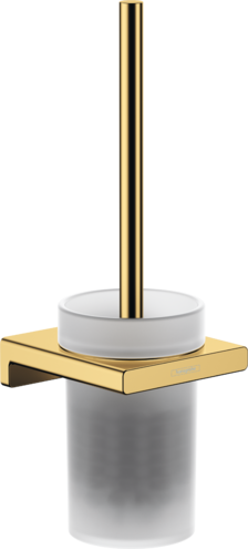 Uutuus! Hansgrohe Addstoris WC-harja sein&auml;asennus kulta