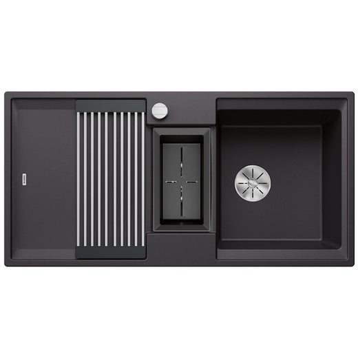 BLANCO Adira 6 S Silgranit 1000x500 mm keitti&ouml;allas p&auml;&auml;lt&auml;asennettava mattamusta
